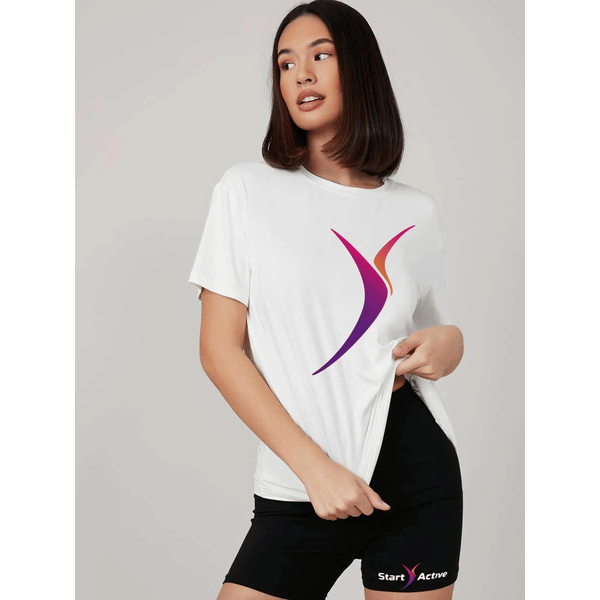 T shirt bianca mizuno sales