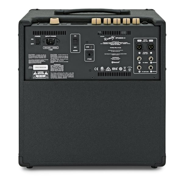 FENDER RUMBLE STUDIO 40 AMPLIFICATORE COMBO PER BASSO 40W WOOFER 10"