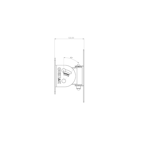 Quik Lok QL/956 Coppia supporti per casse