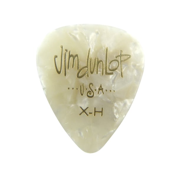 Dunlop 483P#04 White Perloid - Extra Heavy