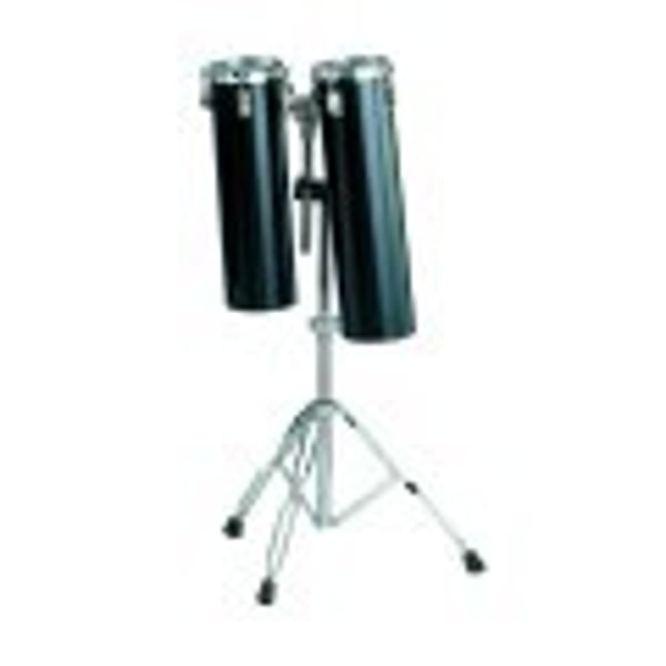 PEACE Coppia di Octoban in alluminio nero con stand
