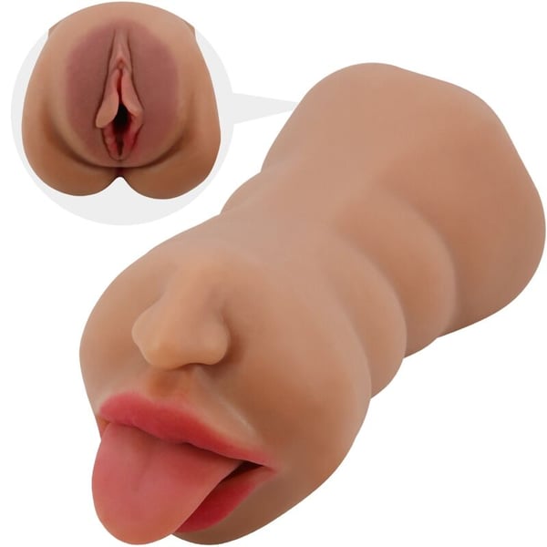 CRAZY BULL - SARAH DOPPELMASTURBATOR MUND &amp; VAGINA FLEISCH