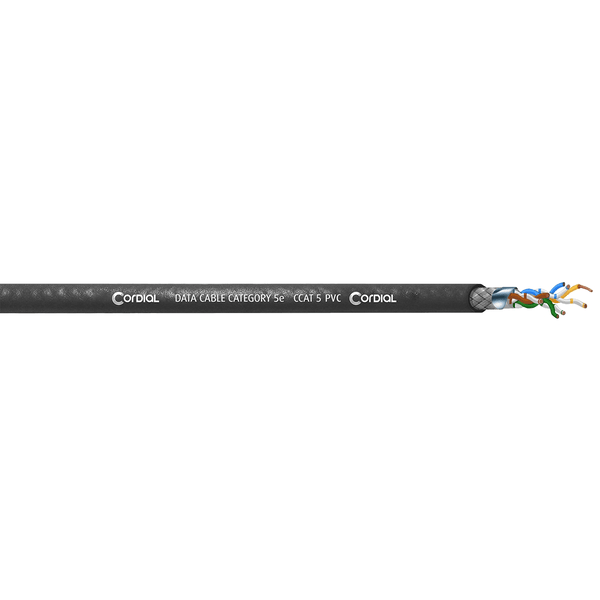 Cordial CCAT 5 PVC BLACK 100