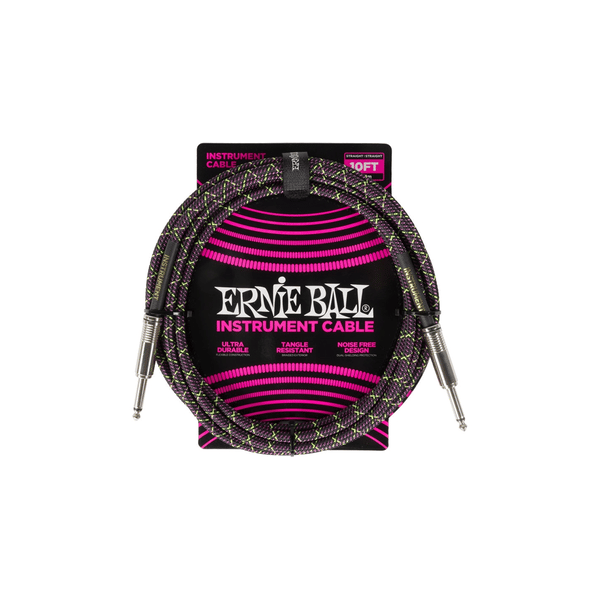 Ernie Ball 6427 Braided Cables Purple Python 3m