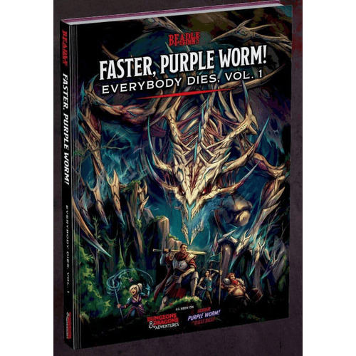 Dungeons &amp; Dragons Adventure Book Faster, Purple Worm