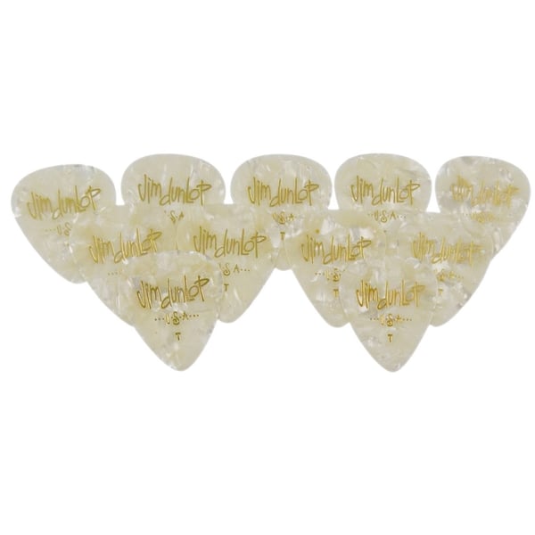 Dunlop 483P#04 White Perloid - Thin