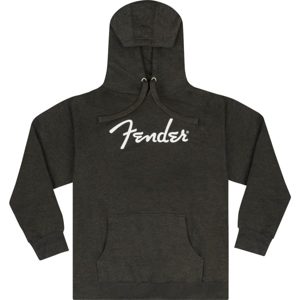 Felpa Fender Spaghetti Logo Gray Heather, XL