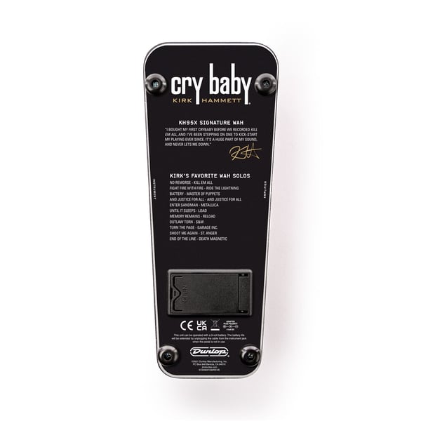 Dunlop KH95X Kirk Hammett Collection Cry Baby Wah Special Edition