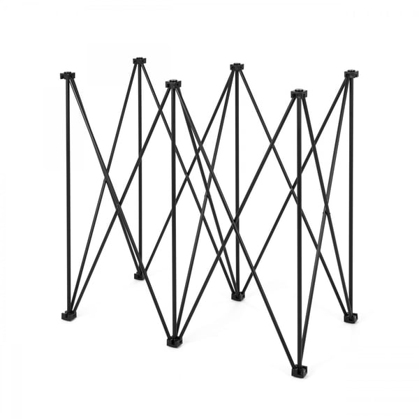 EXTREME TAVOLO MODULARE RICHIUDIBILE 60 X 120 CM CON RAGNO ALTEZZA 100 CM COLORE NERO