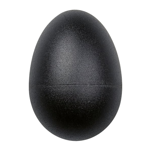 Eko Drums EGG Shaker in plastica a forma di Uovo - Nero