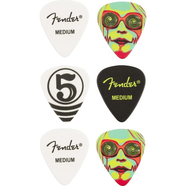 FENDER Plettri in celluloide John 5 351 (confezione da 6). Modello 1980351049