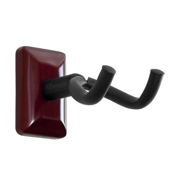 Gator Frameworks GFW-GTR-HNGRCHR Supporto a muro per chitarra con piastra ciliegio&lt;br&gt;