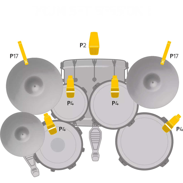 AKG ITALIA DRUMSET SESSION 1