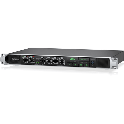 MIDAS HUB4 ALIMENTAZIONE REMOTA PER 4 MONITOR PERSONALI DP48 E DL8 STAGECONNECT AES50 IN THRU
